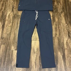 Figs yola pants dark harbor